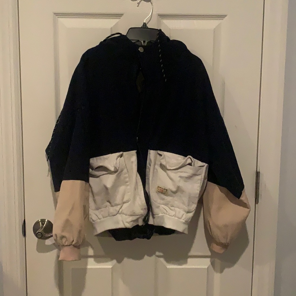 Zip-up corduroy jacket